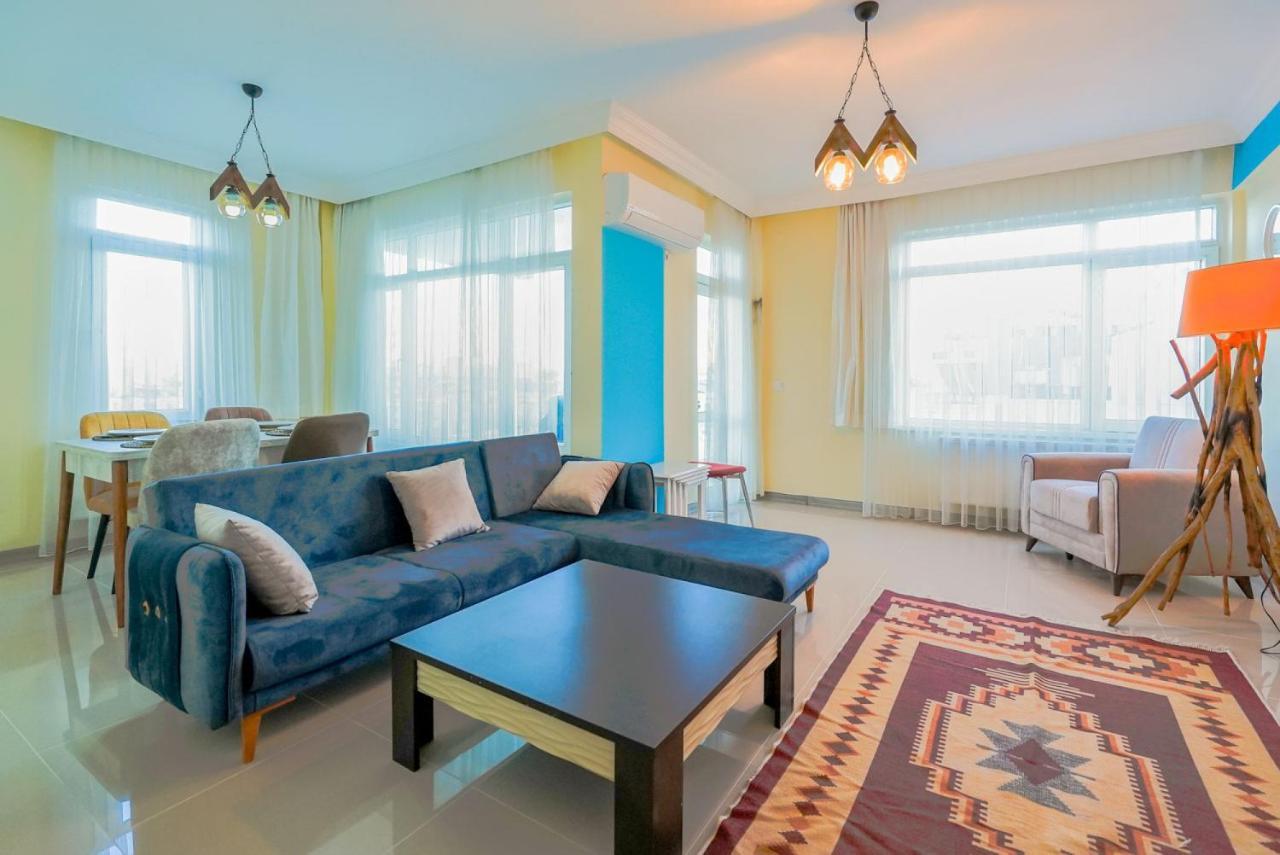 Central And Comfy Flat With Balcony In Muratpasa Antalya Kültér fotó